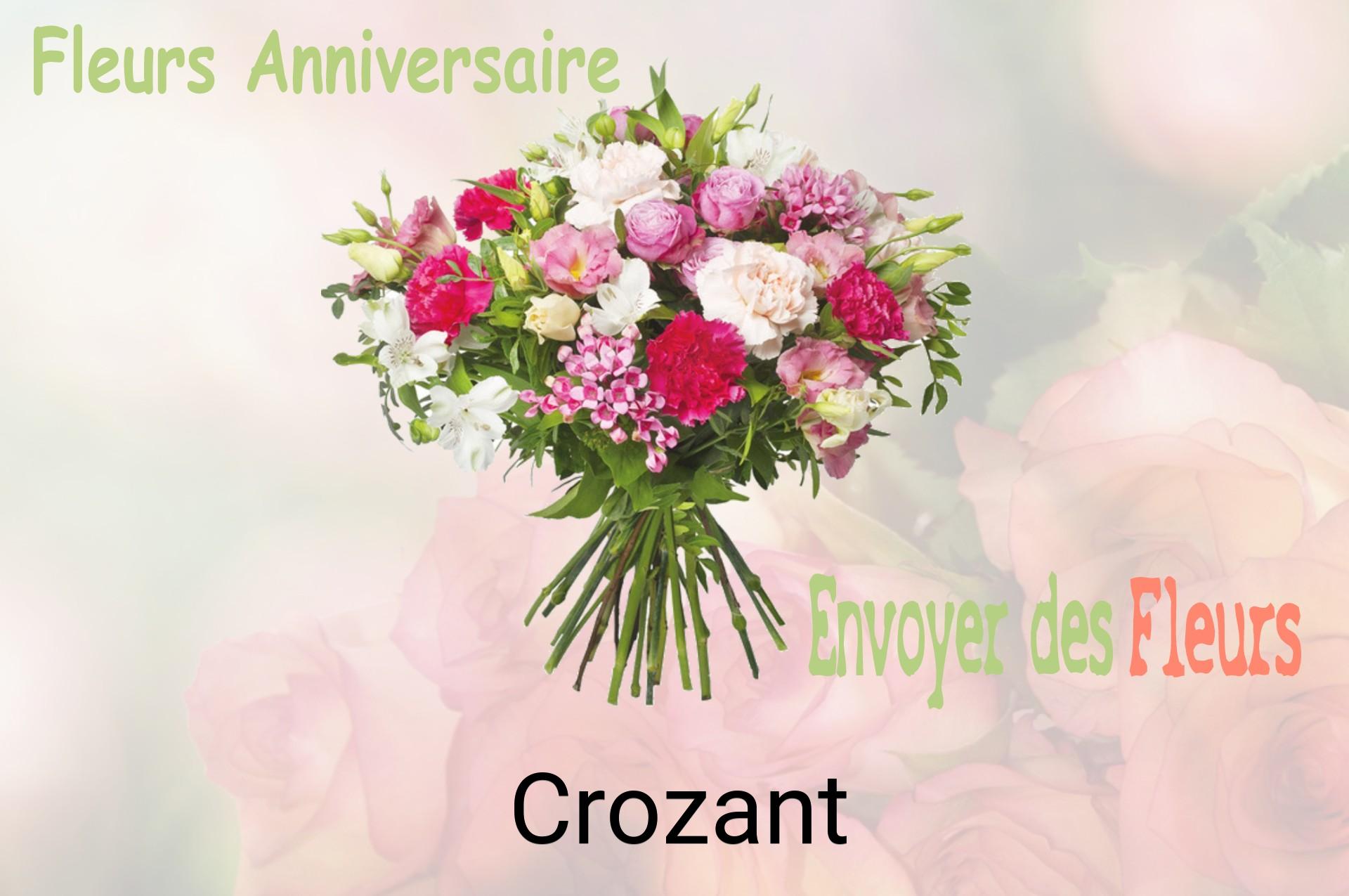 Bouquet de fleurs d’anniversaire livré à Crozant